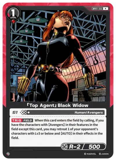 “Top Agent” Black Widow