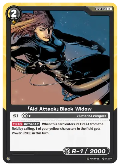 “Aid Attack” Black Widow