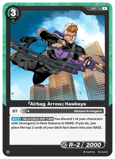“Airbag Arrow” Hawkeye