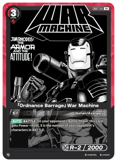 “Ordnance Barrage” War Machine