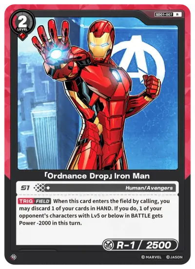 “Ordnance Drop” Iron Man