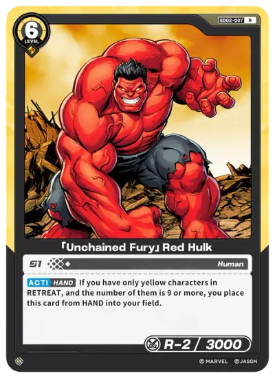 “Unchained Fury” Red Hulk