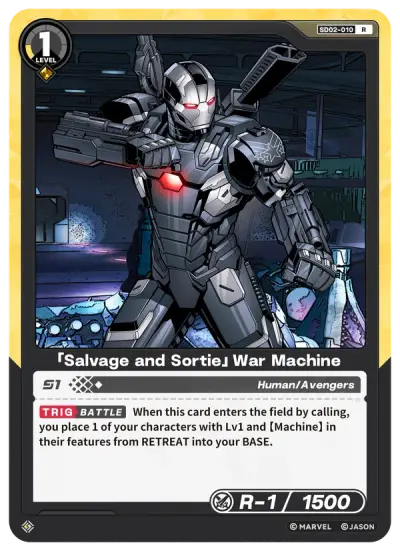“Salvage and Sortie” War Machine