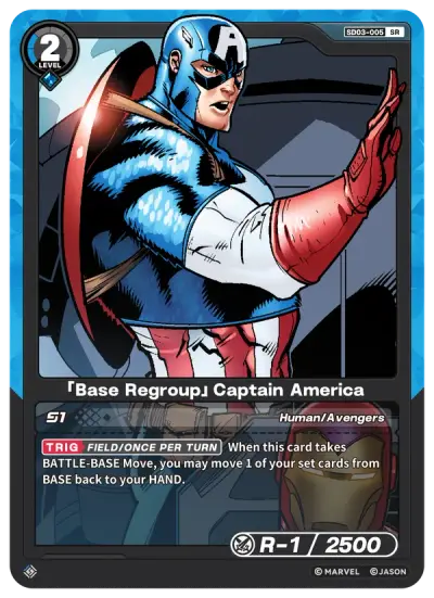 “Base Regroup” Captain America