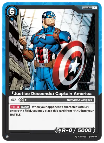 “Justice Descends” Captain America