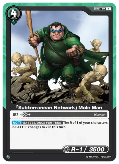 “Subterranean Network” Mole Man