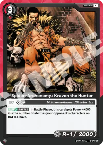 “Spider-Archenemy” Kraven the Hunter
