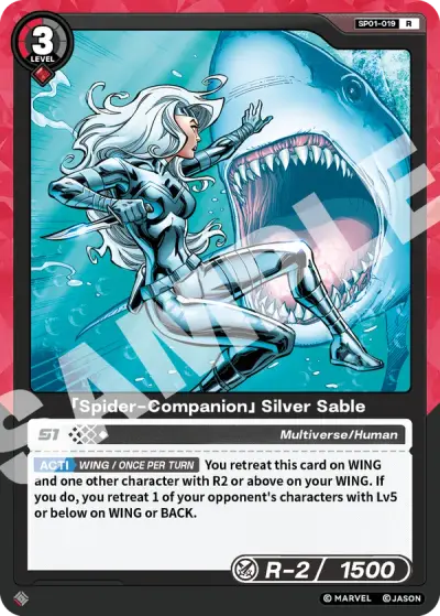 “Spider-Companion” Silver Sable