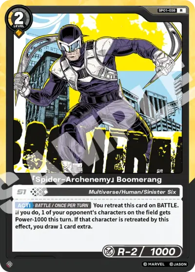 “Spider-Archenemy” Boomerang