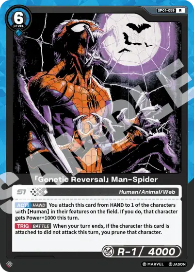 “Genetic Reversal” Man-Spider